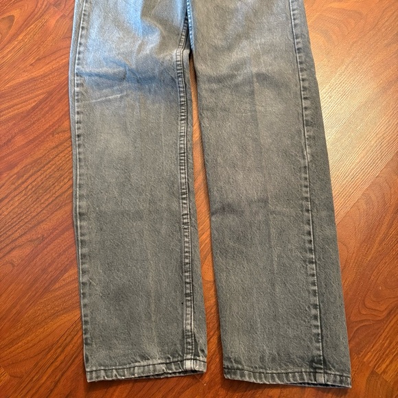 Vintage 80s Levis 505 Jeans Red Tab Batwing Gray Made in USA Size 28x30 Faded - Picture 2 of 10